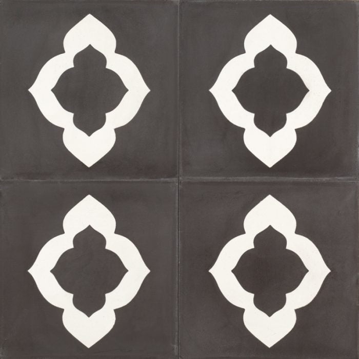 Designer Encaustic Tiles - Black Arabian Desert