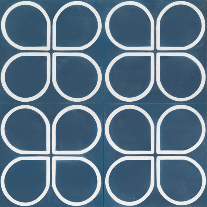 Designer Encaustic Tiles - Blue Coco