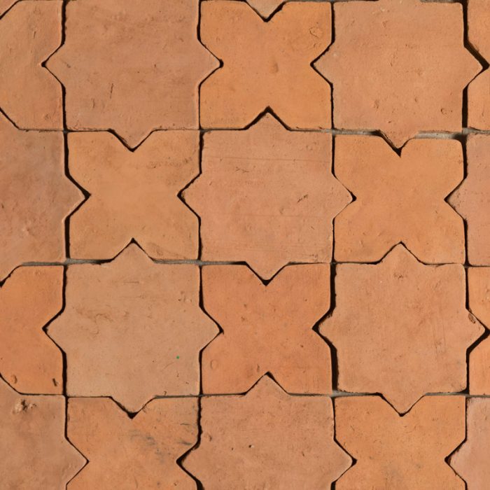 Outdoor Tiles - Petite Terracotta Estrella