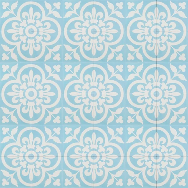 Reproduction Tiles - Baby Blue Royal