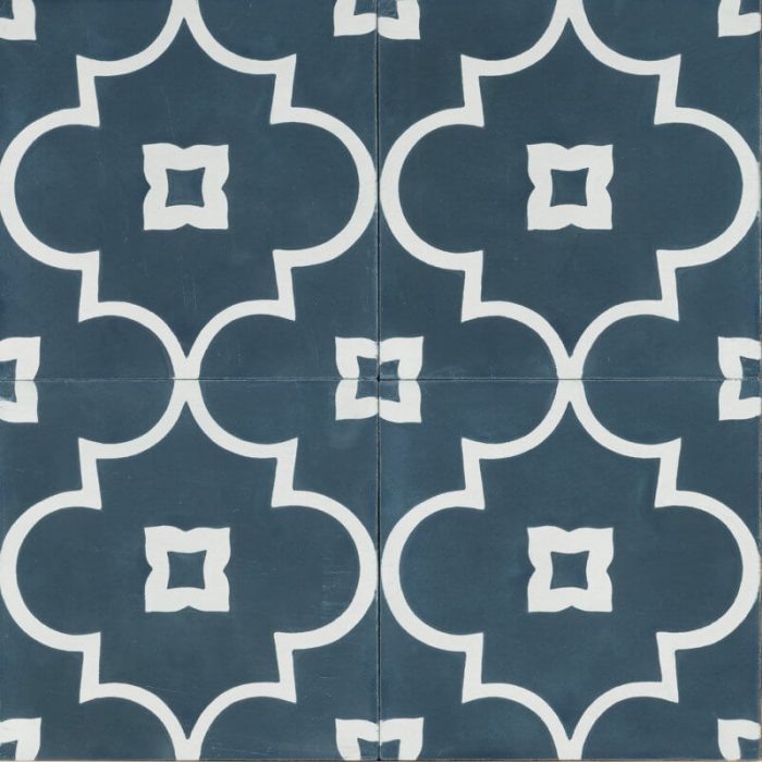 Designer Encaustic Tiles - Blue Annalise