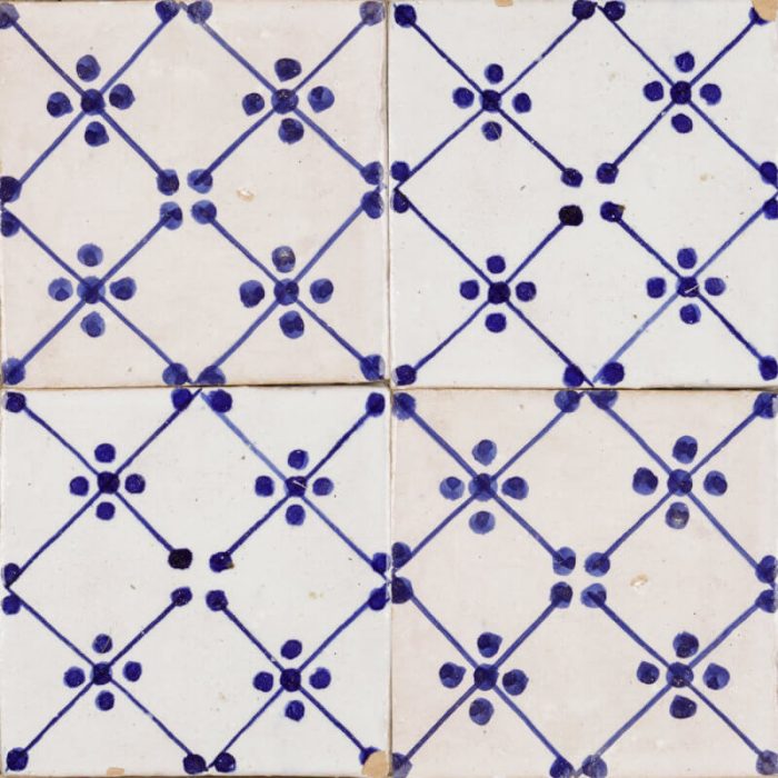 Moroccan Handmade Tiles - Casablanca Night Flower