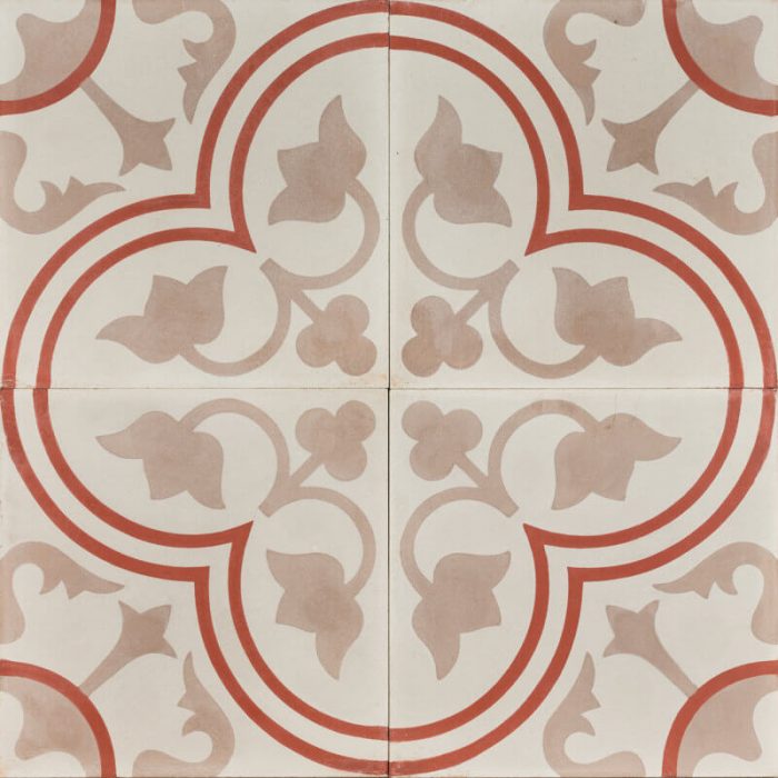 Reproduction Tiles - Pink Clover