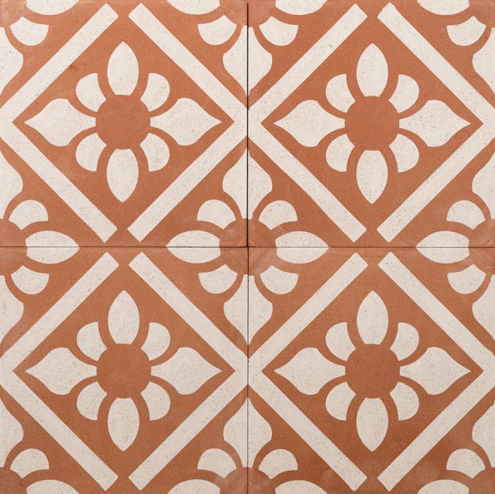 Designer Encaustic Tiles - Terrazzo Lily