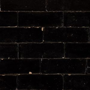 Black Glazed Brick Tile