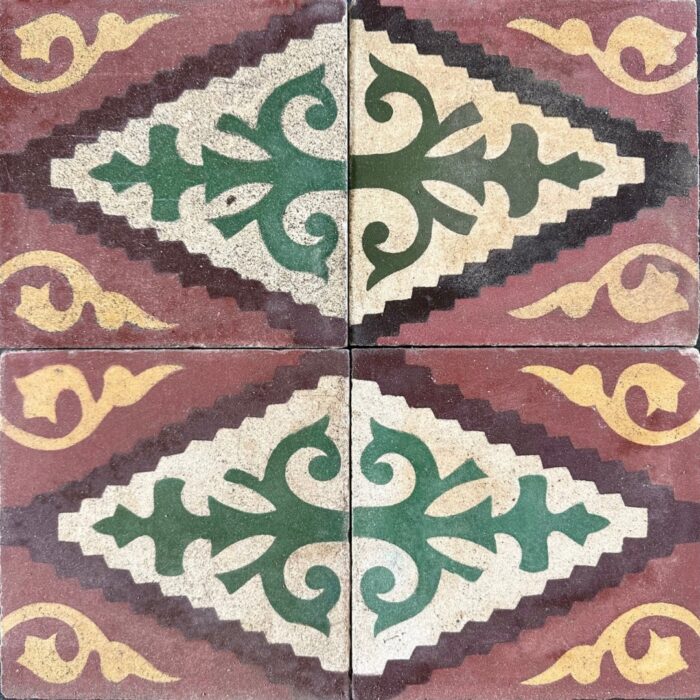 Antique Encaustic Cement Tiles - Uptown Fez Antique