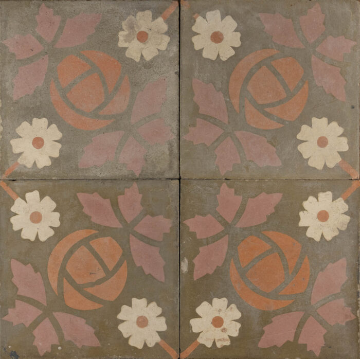 Antique Encaustic Cement Tiles - Spanish Garden Antique