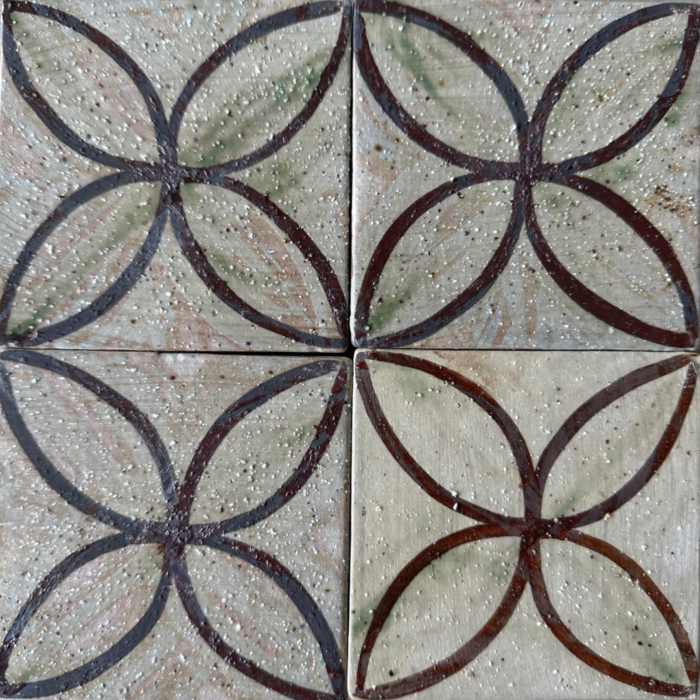 Glazed Feature Tiles - Flower Of Life Glazed