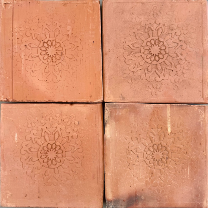 Outdoor Tiles - Terracotta Mandala